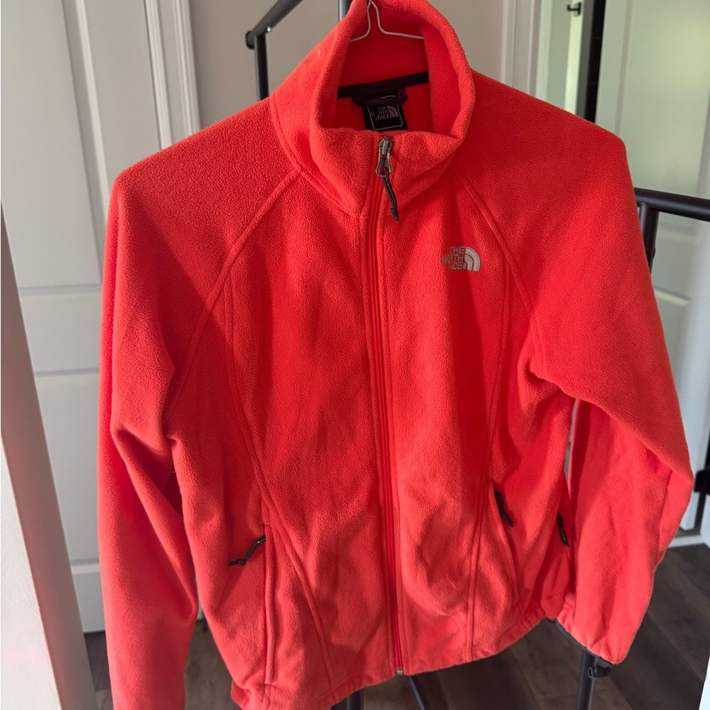 The North Face Women's Bright Orange Fleece Jacket